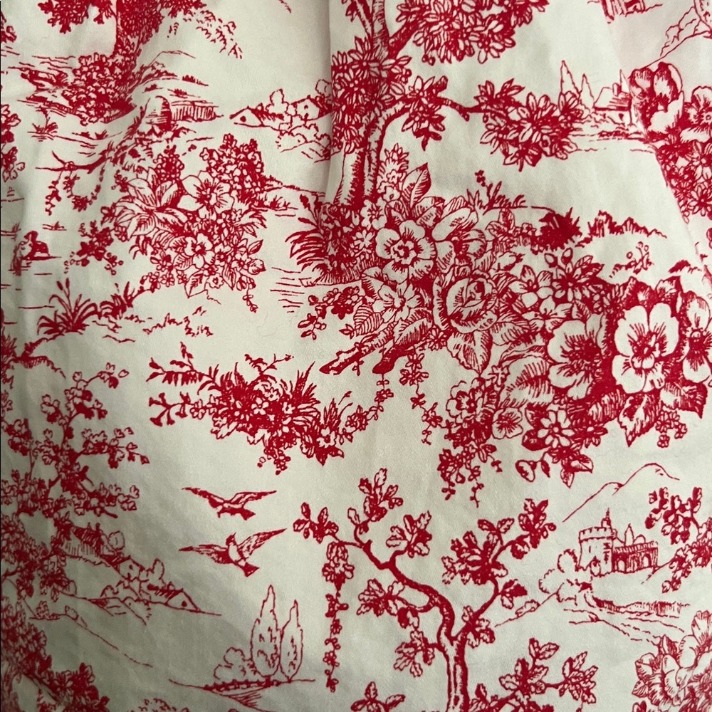 Janie and Jack Red Toile Baby Dress - Picture 4 of 6